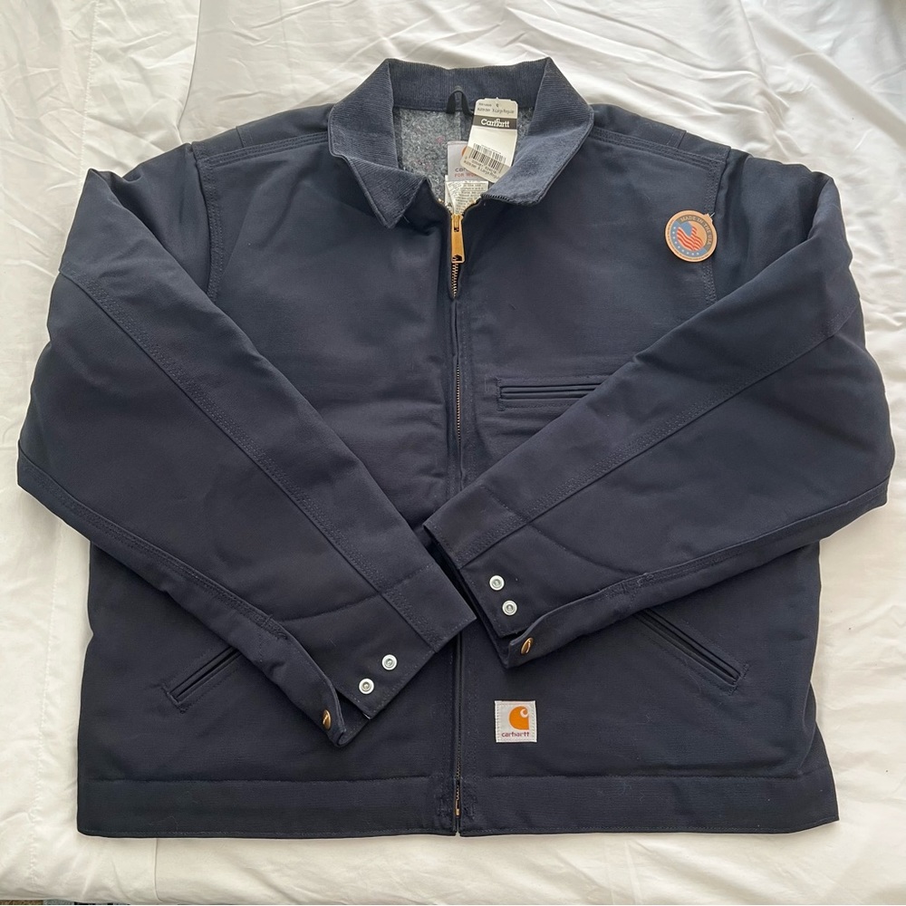 NWT VTG Carhartt Detroit Jacket Women’s XL X-large J209 Duck Jacket